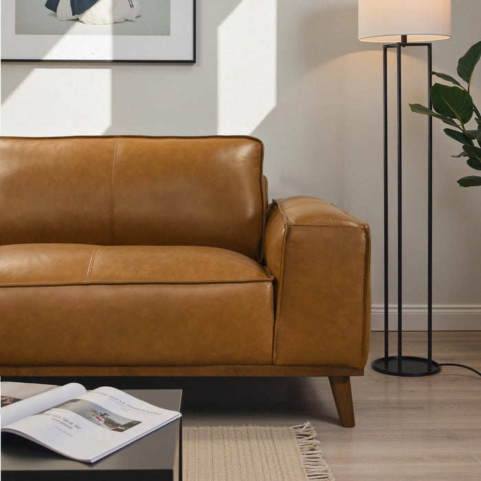 Kerrville Premium Leather Sectional with Chaise - Ashcroft Furniture