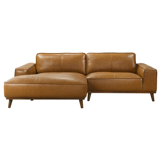 Kerrville Premium Leather Sectional with Chaise - Ashcroft Furniture