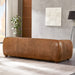 Mila Modern Brown Genuine Leather Sofa - Ashcroft Furniture