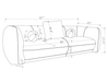 Mila Modern Brown Genuine Leather Sofa - Ashcroft Furniture