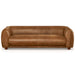 Mila Modern Brown Genuine Leather Sofa - Ashcroft Furniture