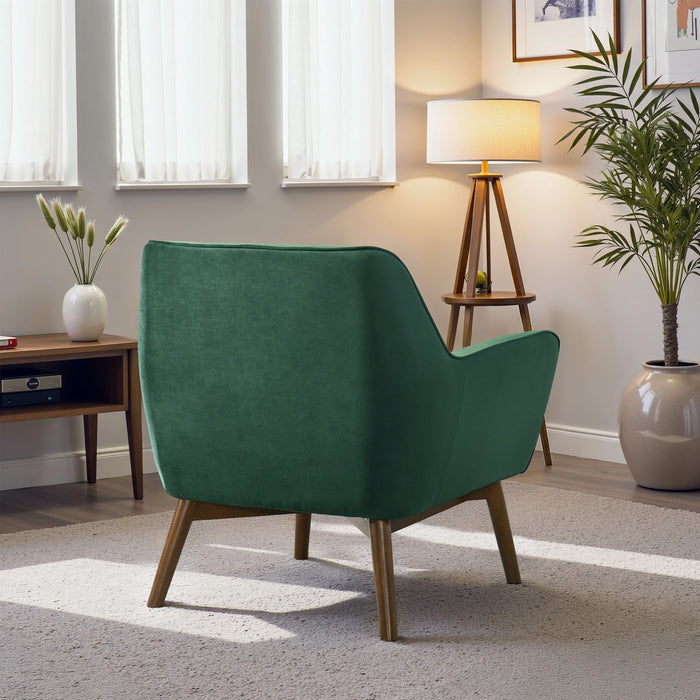 Panom Mid-Century Modern Velvet Armchair - Ashcroft Furniture