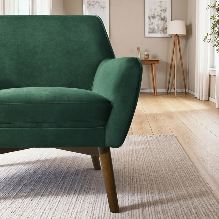 Panom Mid-Century Modern Velvet Armchair - Ashcroft Furniture