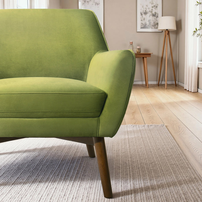 Panom Mid-Century Modern Velvet Armchair - Ashcroft Furniture