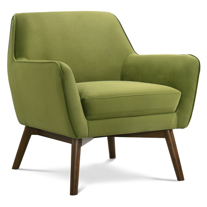 Panom Mid-Century Modern Velvet Armchair - Ashcroft Furniture