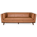 Phoenix Mid-Century Modern Sofa in Breathable Top Grain Leather - Ashcroft Furniture