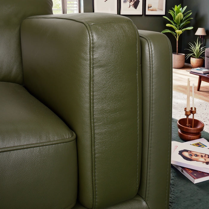 Raleigh 3-Seater Top Grain Leather Sofa - Ashcroft Furniture