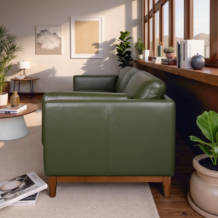 Raleigh 3-Seater Top Grain Leather Sofa - Ashcroft Furniture