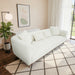 Richardson Modern Velvet Upholstered Sofa with Solid Wood Legs & Loose Pillows - Ashcroft Imports Furniture