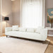 Richardson Modern Velvet Upholstered Sofa with Solid Wood Legs & Loose Pillows - Ashcroft Imports Furniture