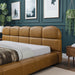 Roswell Vegan Leather Upholstered Platform Bed - Ashcroft Furniture