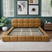 Roswell Vegan Leather Upholstered Platform Bed - Ashcroft Furniture