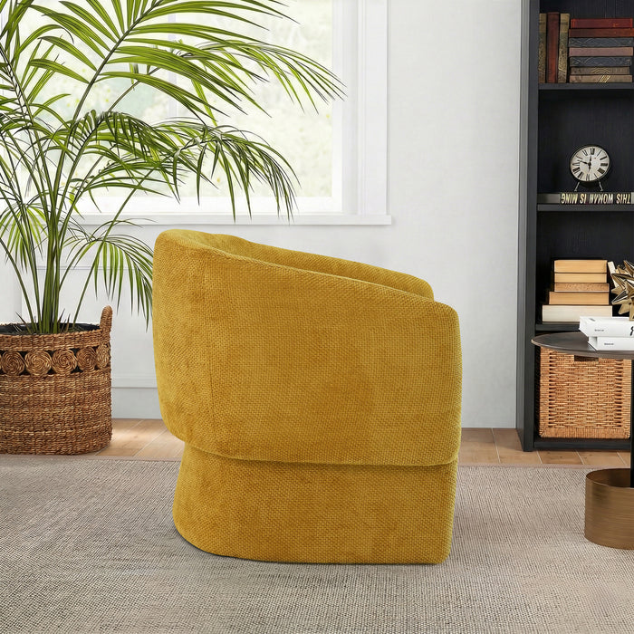 Wichita Contemporary No-Assembly Lounge Chair with Chenille Upholstery - Ashcroft Imports Furniture