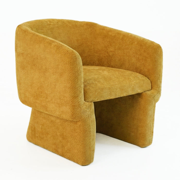Wichita Contemporary No-Assembly Lounge Chair with Chenille Upholstery - Ashcroft Imports Furniture