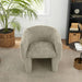 Wichita Contemporary No-Assembly Lounge Chair with Chenille Upholstery - Ashcroft Imports Furniture