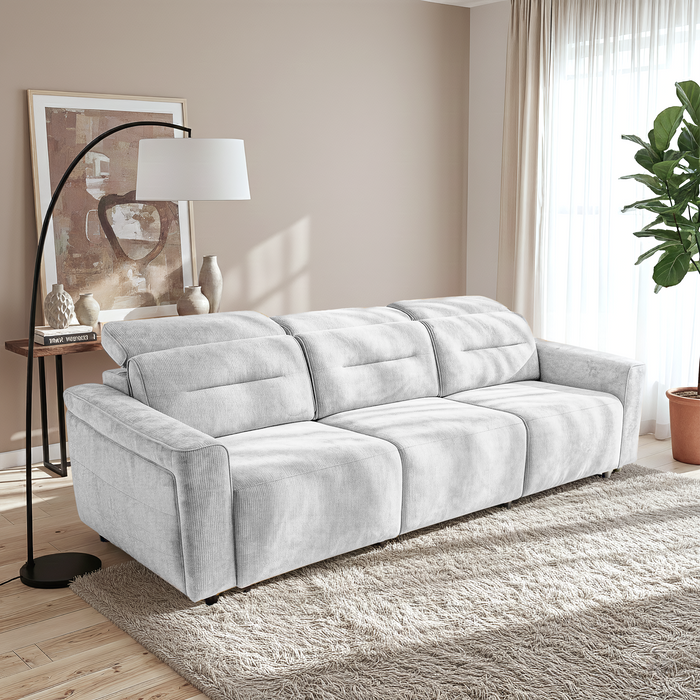 Falmouth Transformable Power Slider Sofa with Ergonomic Headrests and USB Ports | Ashcroft Imprts Furniture