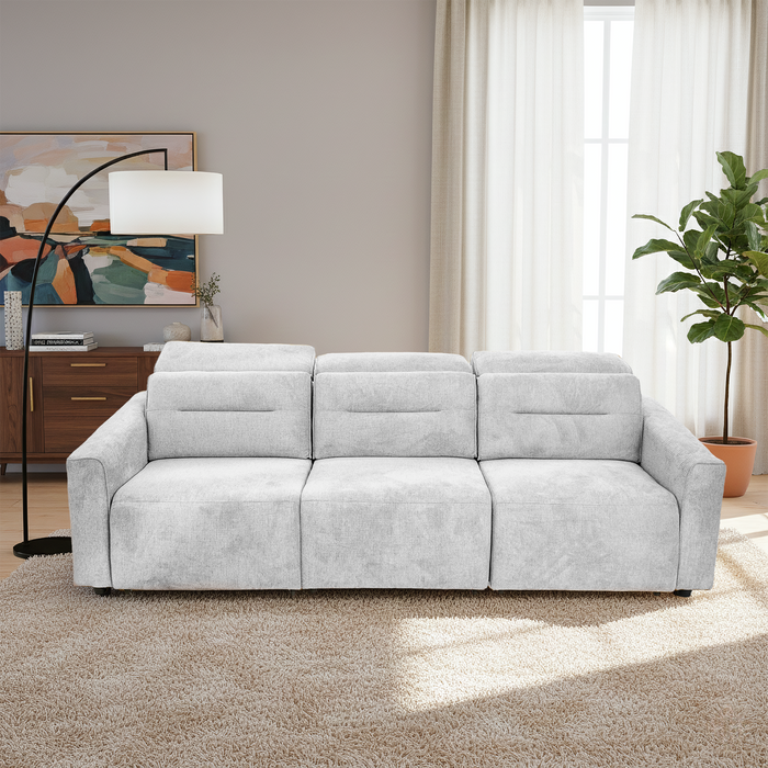 Falmouth Transformable Power Slider Sofa with Ergonomic Headrests and USB Ports | Ashcroft Imprts Furniture