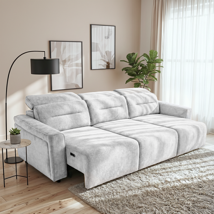 Falmouth Transformable Power Slider Sofa with Ergonomic Headrests and USB Ports | Ashcroft Imprts Furniture