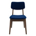 Carlos Mid-Century Modern Velvet Dining Chairs | Solid Wood &amp; Split Back Design | Ashcroft Imports Furniture
