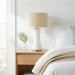 Cascade Glass Table Lamp | Off-White Opal Glass Shade & Polished Gold Base | Ashcroft Furniture Imports