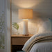Cascade Glass Table Lamp | Off-White Opal Glass Shade & Polished Gold Base | Ashcroft Furniture Imports