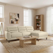 Clarion 3-Seater Genuine Leather Sectional Sofa with Right-Facing Chaise | Ashcroft Imports Furniture