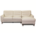 Clarion 3-Seater Genuine Leather Sectional Sofa with Right-Facing Chaise | Ashcroft Imports Furniture
