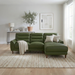 Clarion 3-Seater Genuine Leather Sectional Sofa with Right-Facing Chaise | Ashcroft Imports Furniture