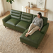 Clarion 3-Seater Genuine Leather Sectional Sofa with Right-Facing Chaise | Ashcroft Imports Furniture