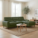 Clarion 3-Seater Genuine Leather Sectional Sofa with Right-Facing Chaise | Ashcroft Imports Furniture