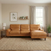 Clarion 3-Seater Genuine Leather Sectional Sofa with Right-Facing Chaise | Ashcroft Imports Furniture