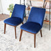 Clove Mid-Century Modern Dining Chair | Solid Wood Frame Tapered Legs | Ashcroft Imports Furniture