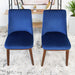 Clove Mid-Century Modern Dining Chair | Solid Wood Frame Tapered Legs | Ashcroft Imports Furniture