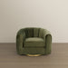Cosey Mid-Century Modern Swivel Chair with Gold Base | Ashcroft Imports Furniture