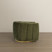 Cosey Mid-Century Modern Swivel Chair with Gold Base | Ashcroft Imports Furniture