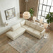 Glander Modern Sectional | Top-Grain Leather & Pocket Spring Support | Ashcroft Imports Furniture