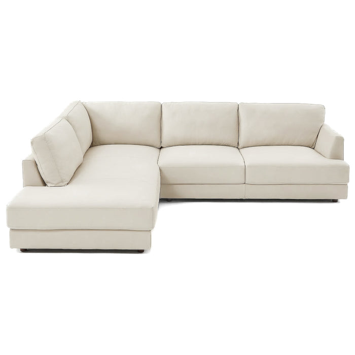 Glander Modern Sectional | Top-Grain Leather & Pocket Spring Support | Ashcroft Imports Furniture