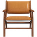 Hendrix Antique Tan Genuine Leather Arm Chair | Ashcroft Imports Furniture
