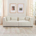 Jefferson Modern Beige Chenille Tuxedo Sofa with Biscuit Tufting | Ashcroft Imports Furniture