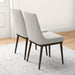 Kate Modern Dining Chair | Walnut Solid Wood Fabric Upholstery | Ashcroft Imports Furniture