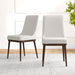 Kate Modern Dining Chair | Walnut Solid Wood Fabric Upholstery | Ashcroft Imports Furniture