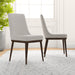 Kate Modern Dining Chair | Walnut Solid Wood Fabric Upholstery | Ashcroft Imports Furniture