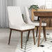 Kate Modern Dining Chair | Walnut Solid Wood Fabric Upholstery | Ashcroft Imports Furniture