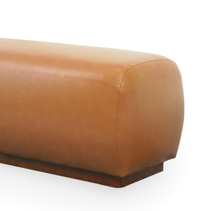 Kelvin Japandi Vegan Leather Bench - Ashcroft Furniture