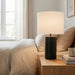 Aura Table Lamp | Matte Black & Bold Block Base 