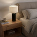 Aura Table Lamp | Matte Black & Bold Block Base 