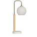Auris Table Lamp | Brass Frame & Marble Base