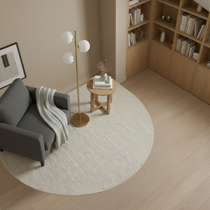 Brilliance Modern Gold Brush Floor Lamp | Opal Glass Shades | Ashcroft Imports Furniture
