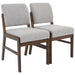 Caldwell Dining Chair | Light Grey Textured Boucle Modern Rustic Design | Ashcroft Imports Furniture