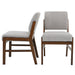 Caldwell Dining Chair | Light Grey Textured Boucle Modern Rustic Design | Ashcroft Imports Furniture